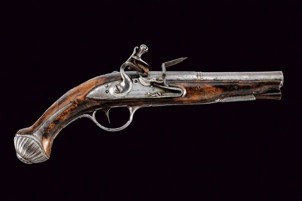 Pistola a pietra focaia di Martinoni  - Asta Rare Armi Antiche e Militaria da tutto il mondo - Associazione Nazionale - Case d'Asta italiane