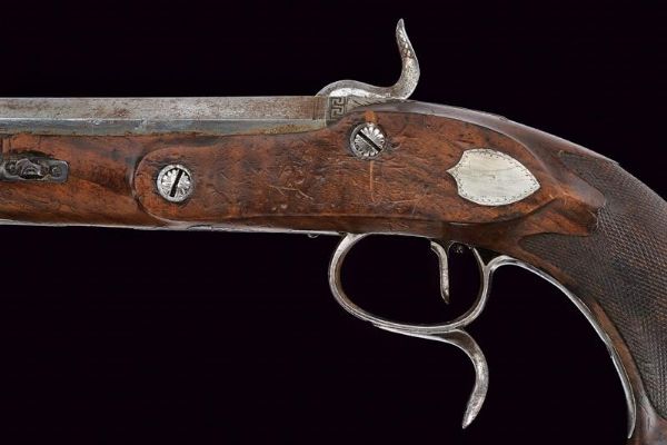 Pistola a luminello da tiro di Ulrich  - Asta Rare Armi Antiche e Militaria da tutto il mondo - Associazione Nazionale - Case d'Asta italiane