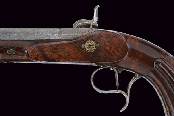 Pistola a luminello da tiro di Lepage  - Asta Rare Armi Antiche e Militaria da tutto il mondo - Associazione Nazionale - Case d'Asta italiane