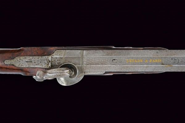 Pistola a luminello da tiro di Lepage  - Asta Rare Armi Antiche e Militaria da tutto il mondo - Associazione Nazionale - Case d'Asta italiane