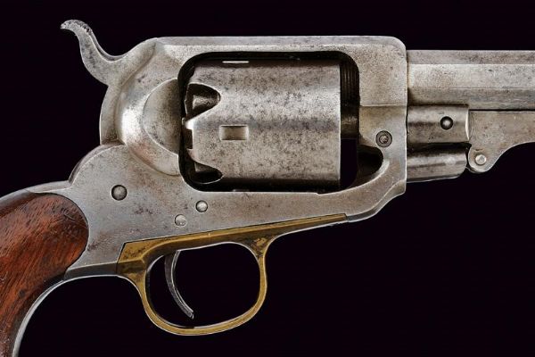 Whitney Pocket Model Percussion revolver  - Asta Rare Armi Antiche e Militaria da tutto il mondo - Associazione Nazionale - Case d'Asta italiane