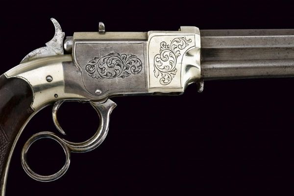 Rara pistola a leva Venditti  - Asta Rare Armi Antiche e Militaria da tutto il mondo - Associazione Nazionale - Case d'Asta italiane