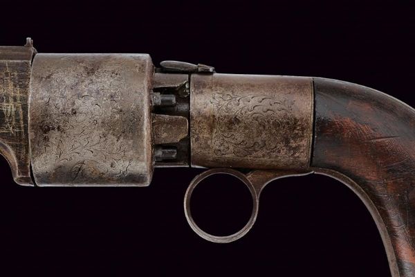 Revolver di transizione a luminello  - Asta Rare Armi Antiche e Militaria da tutto il mondo - Associazione Nazionale - Case d'Asta italiane