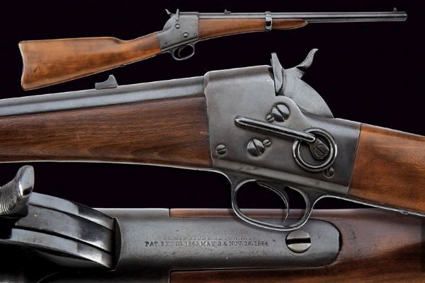 Remington Single Shot Breech-Loading Carbine  - Asta Rare Armi Antiche e Militaria da tutto il mondo - Associazione Nazionale - Case d'Asta italiane