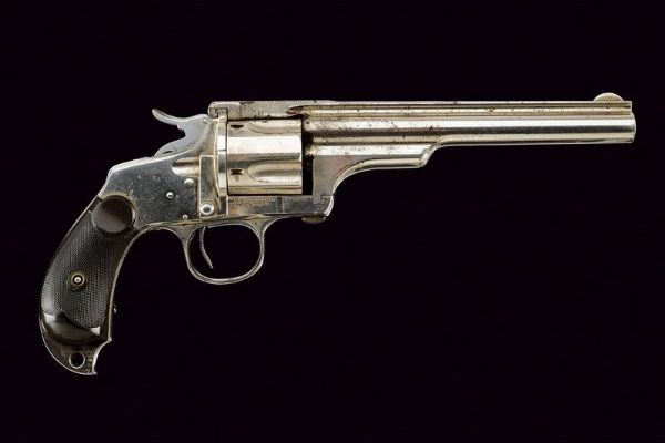 Raro revolver Hopkins & Allen Single Action 38  - Asta Rare Armi Antiche e Militaria da tutto il mondo - Associazione Nazionale - Case d'Asta italiane