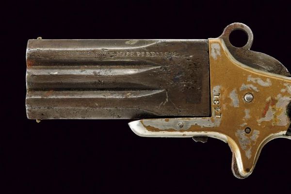 Frank Wesson Small Frame Superposed Pistol  - Asta Rare Armi Antiche e Militaria da tutto il mondo - Associazione Nazionale - Case d'Asta italiane