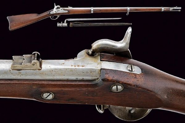 Model 1861 U.S. Percussion Rifle-Musket con baionetta  - Asta Rare Armi Antiche e Militaria da tutto il mondo - Associazione Nazionale - Case d'Asta italiane