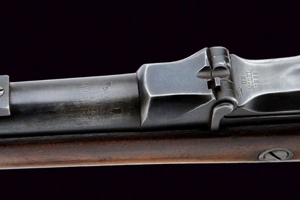 Fucile a retrocarica Springfield Trapdoor mod. 1884  - Asta Rare Armi Antiche e Militaria da tutto il mondo - Associazione Nazionale - Case d'Asta italiane