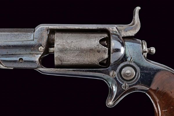 Colt Model 1855 Sidehammer Pocket Revolver Root Model  - Asta Rare Armi Antiche e Militaria da tutto il mondo - Associazione Nazionale - Case d'Asta italiane