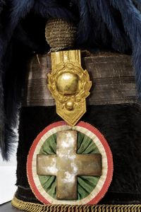 Shako Guardia Nazionale  - Asta Rare Armi Antiche e Militaria da tutto il mondo - Associazione Nazionale - Case d'Asta italiane