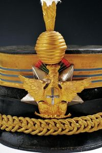 Kepi da colonnello di Stato Maggiore  - Asta Rare Armi Antiche e Militaria da tutto il mondo - Associazione Nazionale - Case d'Asta italiane