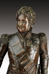 Busto raffigurante Luigi Filippo  - Asta Rare Armi Antiche e Militaria da tutto il mondo - Associazione Nazionale - Case d'Asta italiane