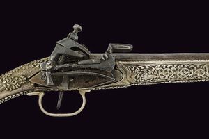 Pistola alla micheletta  - Asta Rare Armi Antiche e Militaria da tutto il mondo - Associazione Nazionale - Case d'Asta italiane