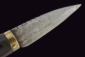 Raro coltello con forchetta  - Asta Rare Armi Antiche e Militaria da tutto il mondo - Associazione Nazionale - Case d'Asta italiane