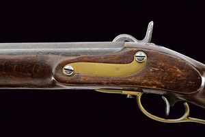 Carabina da cacciatori Mod. 1807 ridotta a luminello  - Asta Rare Armi Antiche e Militaria da tutto il mondo - Associazione Nazionale - Case d'Asta italiane