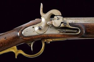 Kammerbuchse Augustin mod. 1842 con baionetta  - Asta Rare Armi Antiche e Militaria da tutto il mondo - Associazione Nazionale - Case d'Asta italiane