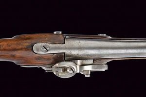 Pistola a pietra focaia da cavalleria convertita a sistema Console  - Asta Rare Armi Antiche e Militaria da tutto il mondo - Associazione Nazionale - Case d'Asta italiane