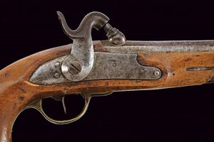 Pistola da gendarmeria ridotta a luminello di Mazzocchi  - Asta Rare Armi Antiche e Militaria da tutto il mondo - Associazione Nazionale - Case d'Asta italiane