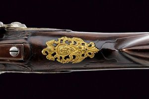 Importante fucile a pietra focaia di Henric Janssen  - Asta Rare Armi Antiche e Militaria da tutto il mondo - Associazione Nazionale - Case d'Asta italiane