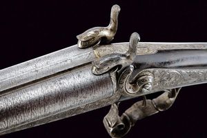 Doppietta a spillo di Lefaucheux  - Asta Rare Armi Antiche e Militaria da tutto il mondo - Associazione Nazionale - Case d'Asta italiane