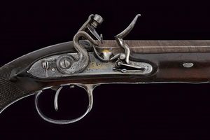 Pistola a pietra focaia di J. Probin  - Asta Rare Armi Antiche e Militaria da tutto il mondo - Associazione Nazionale - Case d'Asta italiane