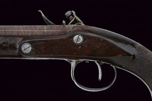 Pistola a pietra focaia di J. Probin  - Asta Rare Armi Antiche e Militaria da tutto il mondo - Associazione Nazionale - Case d'Asta italiane