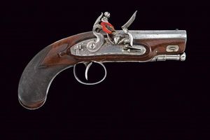 Pistola a pietra focaia da viaggio di J. Egg  - Asta Rare Armi Antiche e Militaria da tutto il mondo - Associazione Nazionale - Case d'Asta italiane