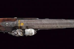 Pistola a pietra focaia di Brander & Potts  - Asta Rare Armi Antiche e Militaria da tutto il mondo - Associazione Nazionale - Case d'Asta italiane