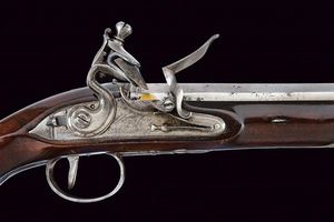 Pistola a pietra focaia di Wogdon  - Asta Rare Armi Antiche e Militaria da tutto il mondo - Associazione Nazionale - Case d'Asta italiane