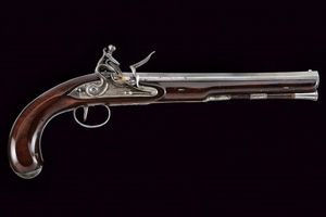 Pistola a pietra focaia di Wogdon  - Asta Rare Armi Antiche e Militaria da tutto il mondo - Associazione Nazionale - Case d'Asta italiane