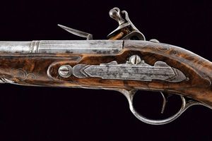 Pistola a pietra focaia di Martinoni  - Asta Rare Armi Antiche e Militaria da tutto il mondo - Associazione Nazionale - Case d'Asta italiane