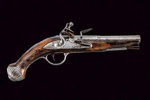 Pistola a pietra focaia di Martinoni  - Asta Rare Armi Antiche e Militaria da tutto il mondo - Associazione Nazionale - Case d'Asta italiane