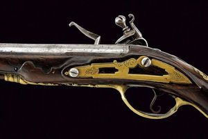 Pistola a pietra focaia da viaggio  - Asta Rare Armi Antiche e Militaria da tutto il mondo - Associazione Nazionale - Case d'Asta italiane