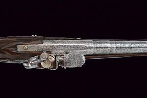 Pistola a pietra focaia di Fiorentino  - Asta Rare Armi Antiche e Militaria da tutto il mondo - Associazione Nazionale - Case d'Asta italiane