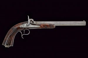 Pistola a luminello da tiro di Lepage  - Asta Rare Armi Antiche e Militaria da tutto il mondo - Associazione Nazionale - Case d'Asta italiane