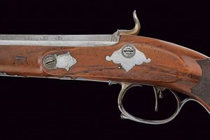 Paio di pistole a luminello di Pirmet e Kuchenreuther  - Asta Rare Armi Antiche e Militaria da tutto il mondo - Associazione Nazionale - Case d'Asta italiane