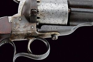 Rarissimo revolver Lefaucheux a spillo con calcio rimovibile  - Asta Rare Armi Antiche e Militaria da tutto il mondo - Associazione Nazionale - Case d'Asta italiane