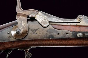 Fucile Springfield Trapdoor Mod. 1873 con caricatore rapido Metcalfe  - Asta Rare Armi Antiche e Militaria da tutto il mondo - Associazione Nazionale - Case d'Asta italiane