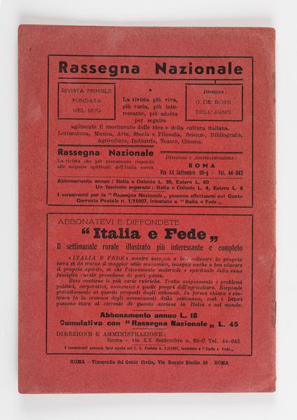 Francesco Orestano : Esame critico di Marinetti e del Futurismo. Estratto da la Rassegna Nazionale  - Asta Testimonianze Contemporanee: Documenti, Libri, Fotografie e Opere d'Arte - Associazione Nazionale - Case d'Asta italiane