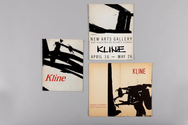 Franz Kline : Due inviti e due cataloghi  - Asta Testimonianze Contemporanee: Documenti, Libri, Fotografie e Opere d'Arte - Associazione Nazionale - Case d'Asta italiane