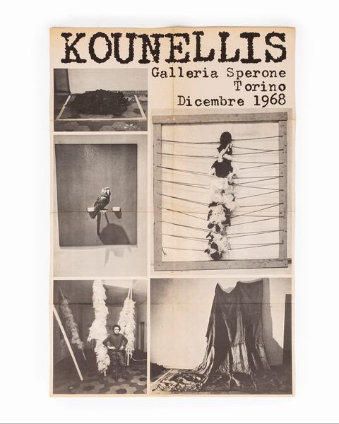 Jannis Kounellis : Locandina - invito  - Asta Testimonianze Contemporanee: Documenti, Libri, Fotografie e Opere d'Arte - Associazione Nazionale - Case d'Asta italiane