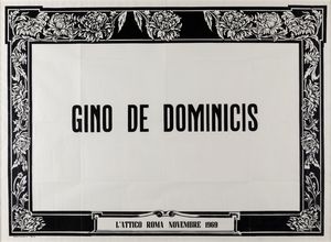 Gino De Dominicis - Manifesto mortuario