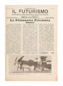 Filippo Tommaso Marinetti, - La fotografia futurista. Manifesto