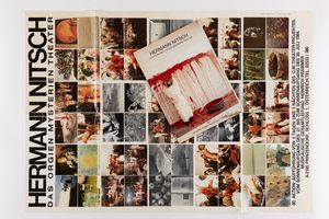 Hermann Nitsch (rif.) - lotto composto da 01 catalogo e 01 poster (a;b)