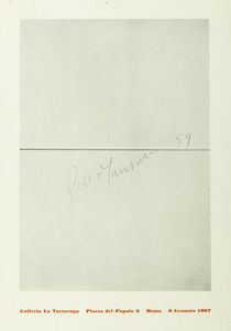 Piero Manzoni - Galleria La Tartaruga