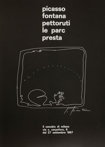 Lucio Fontana (rif.) - Il cenobio di Milano. Picasso, Fontana, Pettoruti, Le Parc, Presta