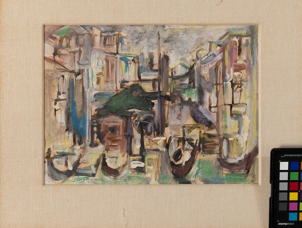 EMILIO VEDOVA : Traghetto di Santa Maria del Giglio a Venezia  - Asta Arte moderna e contemporanea - Associazione Nazionale - Case d'Asta italiane