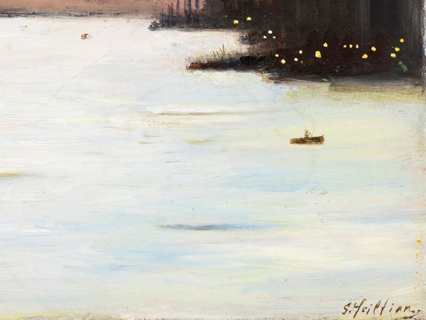 Gregorio Sciltian : Tramonto alla Giudecca  - Asta Arte moderna e contemporanea - Associazione Nazionale - Case d'Asta italiane