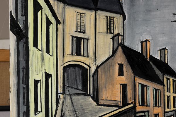 Bernard Buffet : Rue de village  - Asta Arte moderna e contemporanea - Associazione Nazionale - Case d'Asta italiane