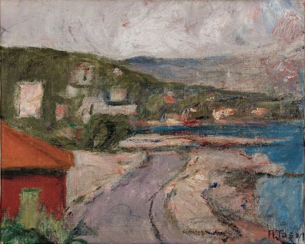 Arturo Tosi : Costa ligure con Santa Margherita  - Asta Arte moderna e contemporanea - Associazione Nazionale - Case d'Asta italiane